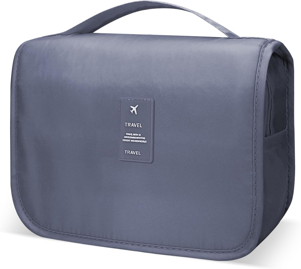 Large Capacity Toiletry Bag Travel Bag with Hanging Hook for Men and Women Waterproof Travel Cosmetic Bag Bathroom Bag,with TSA Approved Zippers Clear Travel Makeup Bag Carry-on