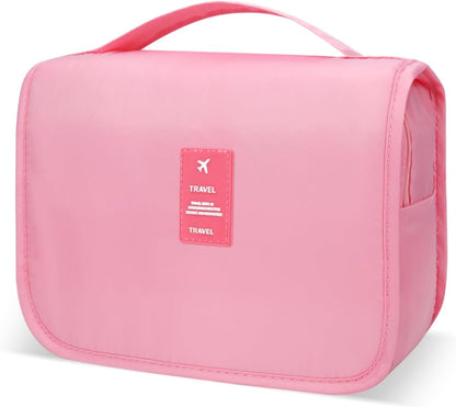 Large Capacity Toiletry Bag Travel Bag with Hanging Hook for Men and Women Waterproof Travel Cosmetic Bag Bathroom Bag,with TSA Approved Zippers Clear Travel Makeup Bag Carry-on