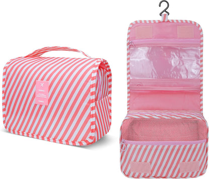 Large Capacity Toiletry Bag Travel Bag with Hanging Hook for Men and Women Waterproof Travel Cosmetic Bag Bathroom Bag,with TSA Approved Zippers Clear Travel Makeup Bag Carry-on