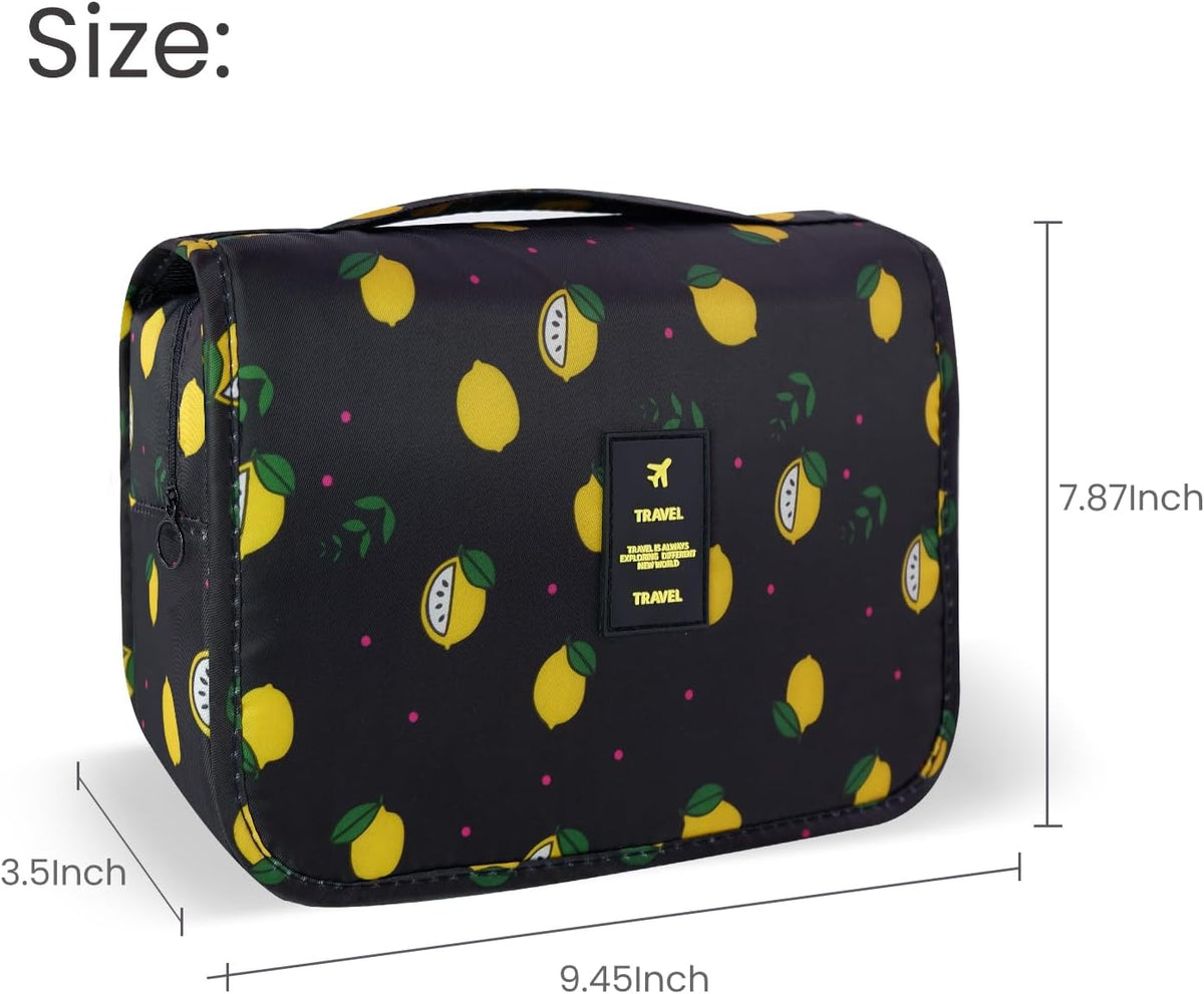 Large Capacity Toiletry Bag Travel Bag with Hanging Hook for Men and Women Waterproof Travel Cosmetic Bag Bathroom Bag,with TSA Approved Zippers Clear Travel Makeup Bag Carry-on