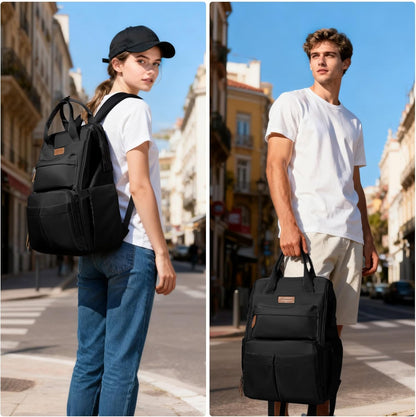 Laptop Backpack for Women Men, 15.6-17.3" Waterproof Travel Bag | Anti-theft Design, Lightweight, Luggage Strap, Device Protection, Breathable,Multi-Pockets, Perfect for Work/Business/School