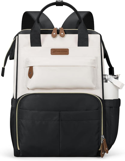 Laptop Backpack for Women Men, 15.6-17.3" Waterproof Travel Bag | Anti-theft Design, Lightweight, Luggage Strap, Device Protection, Breathable,Multi-Pockets, Perfect for Work/Business/School