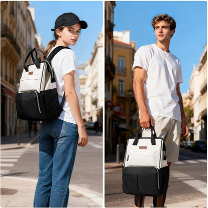 Laptop Backpack for Women Men, 15.6-17.3" Waterproof Travel Bag | Anti-theft Design, Lightweight, Luggage Strap, Device Protection, Breathable,Multi-Pockets, Perfect for Work/Business/School
