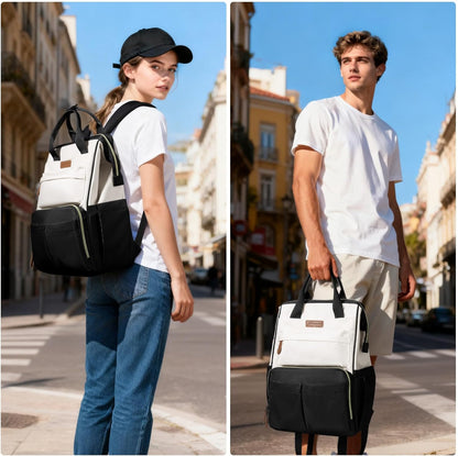 Laptop Backpack for Women Men, 15.6-17.3" Waterproof Travel Bag | Anti-theft Design, Lightweight, Luggage Strap, Device Protection, Breathable,Multi-Pockets, Perfect for Work/Business/School