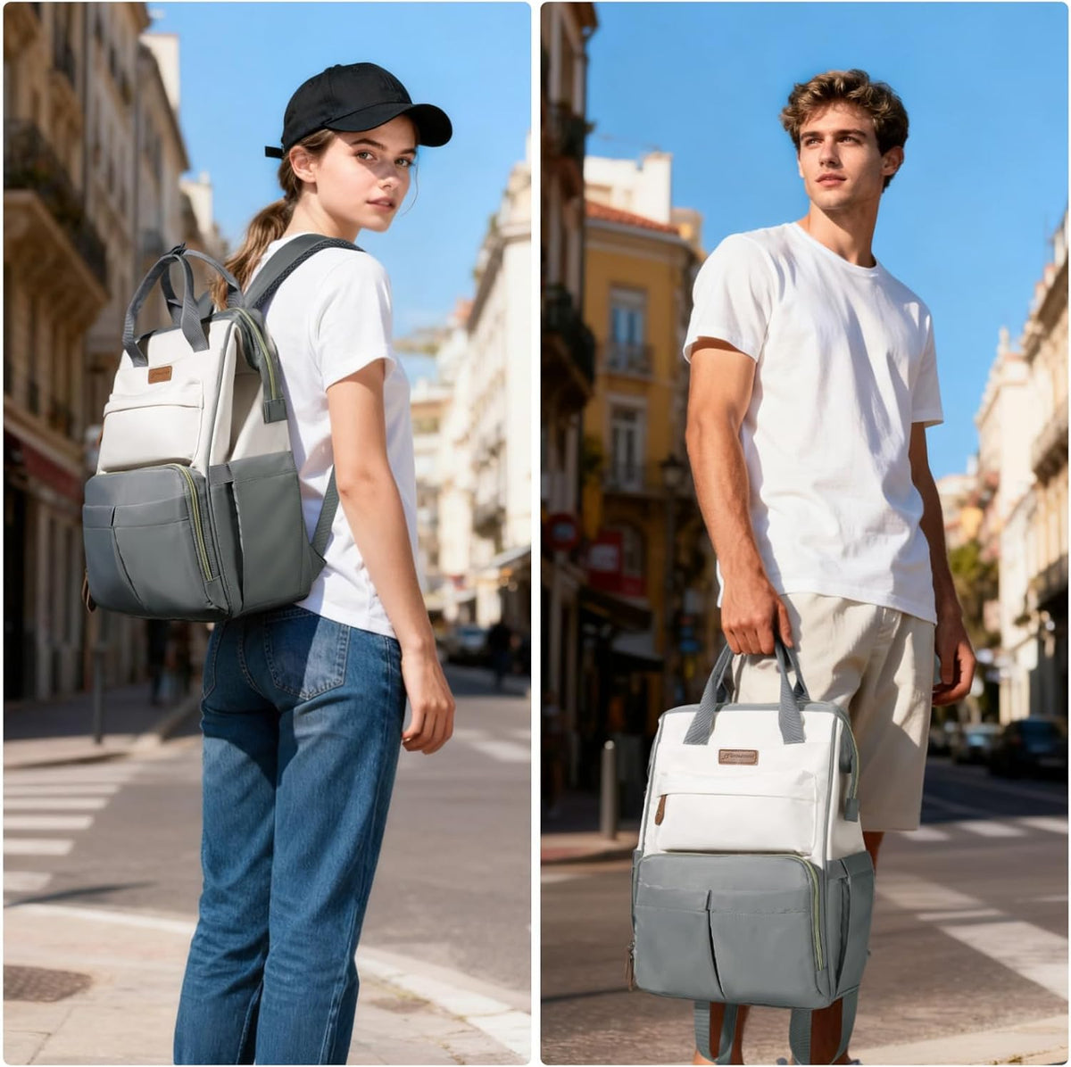 Laptop Backpack for Women Men, 15.6-17.3" Waterproof Travel Bag | Anti-theft Design, Lightweight, Luggage Strap, Device Protection, Breathable,Multi-Pockets, Perfect for Work/Business/School