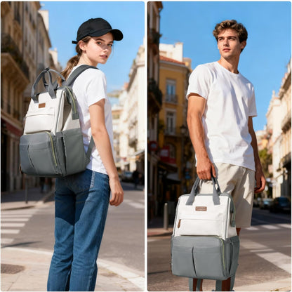 Laptop Backpack for Women Men, 15.6-17.3" Waterproof Travel Bag | Anti-theft Design, Lightweight, Luggage Strap, Device Protection, Breathable,Multi-Pockets, Perfect for Work/Business/School