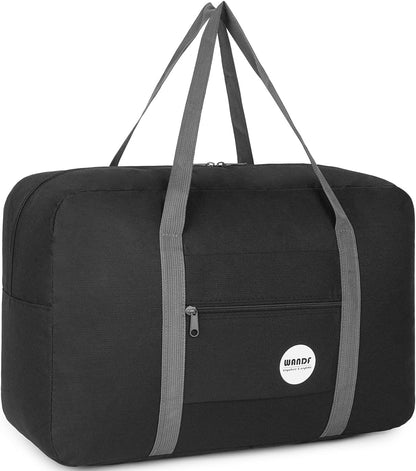 Personal Item Travel Bag, Carry On Duffle Bag Women | 18x14x8 inches, Frontier Airline Underseat Fit, Weekend Overnight Trips, Lightweight Packable