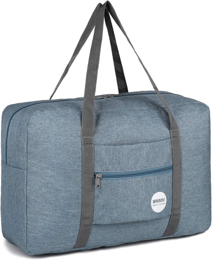 Personal Item Travel Bag, Carry On Duffle Bag Women | 18x14x8 inches, Frontier Airline Underseat Fit, Weekend Overnight Trips, Lightweight Packable