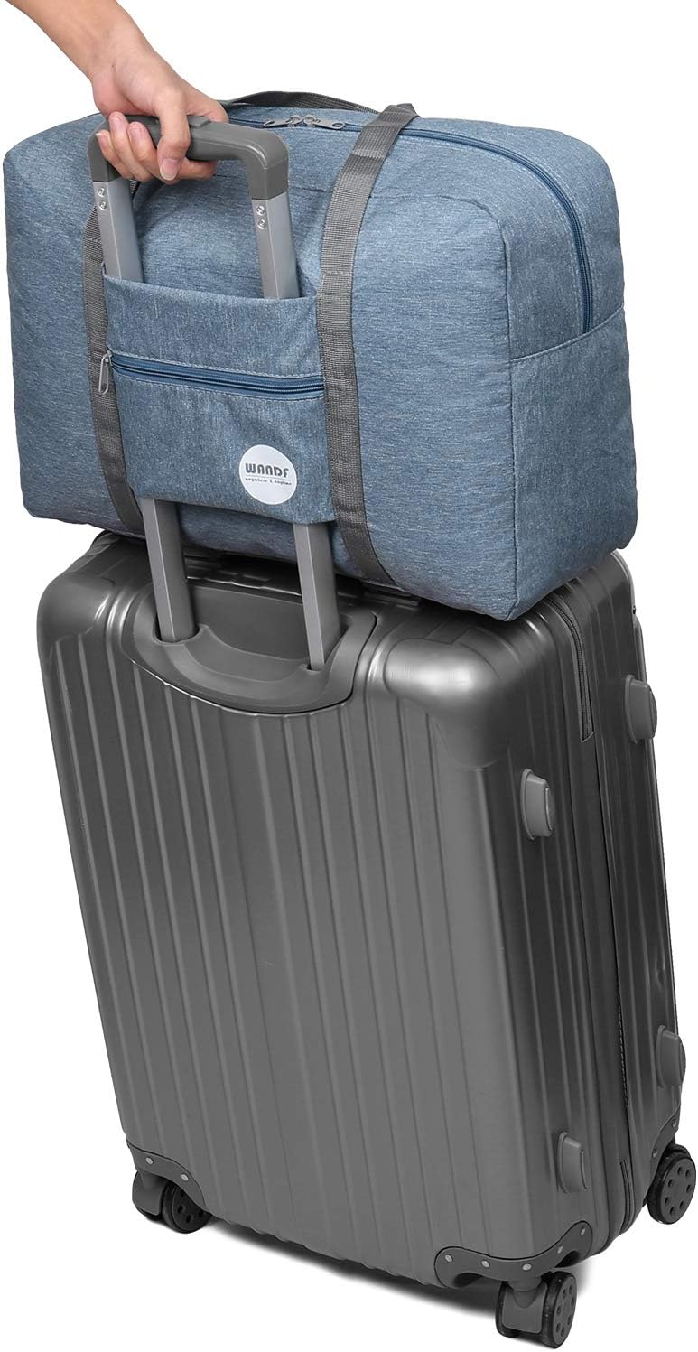 Personal Item Travel Bag, Carry On Duffle Bag Women | 18x14x8 inches, Frontier Airline Underseat Fit, Weekend Overnight Trips, Lightweight Packable
