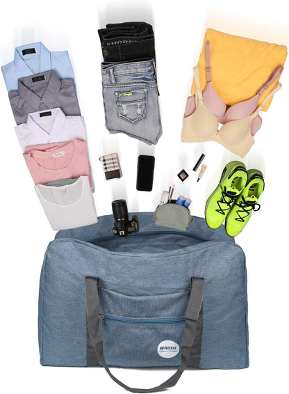 Personal Item Travel Bag, Carry On Duffle Bag Women | 18x14x8 inches, Frontier Airline Underseat Fit, Weekend Overnight Trips, Lightweight Packable