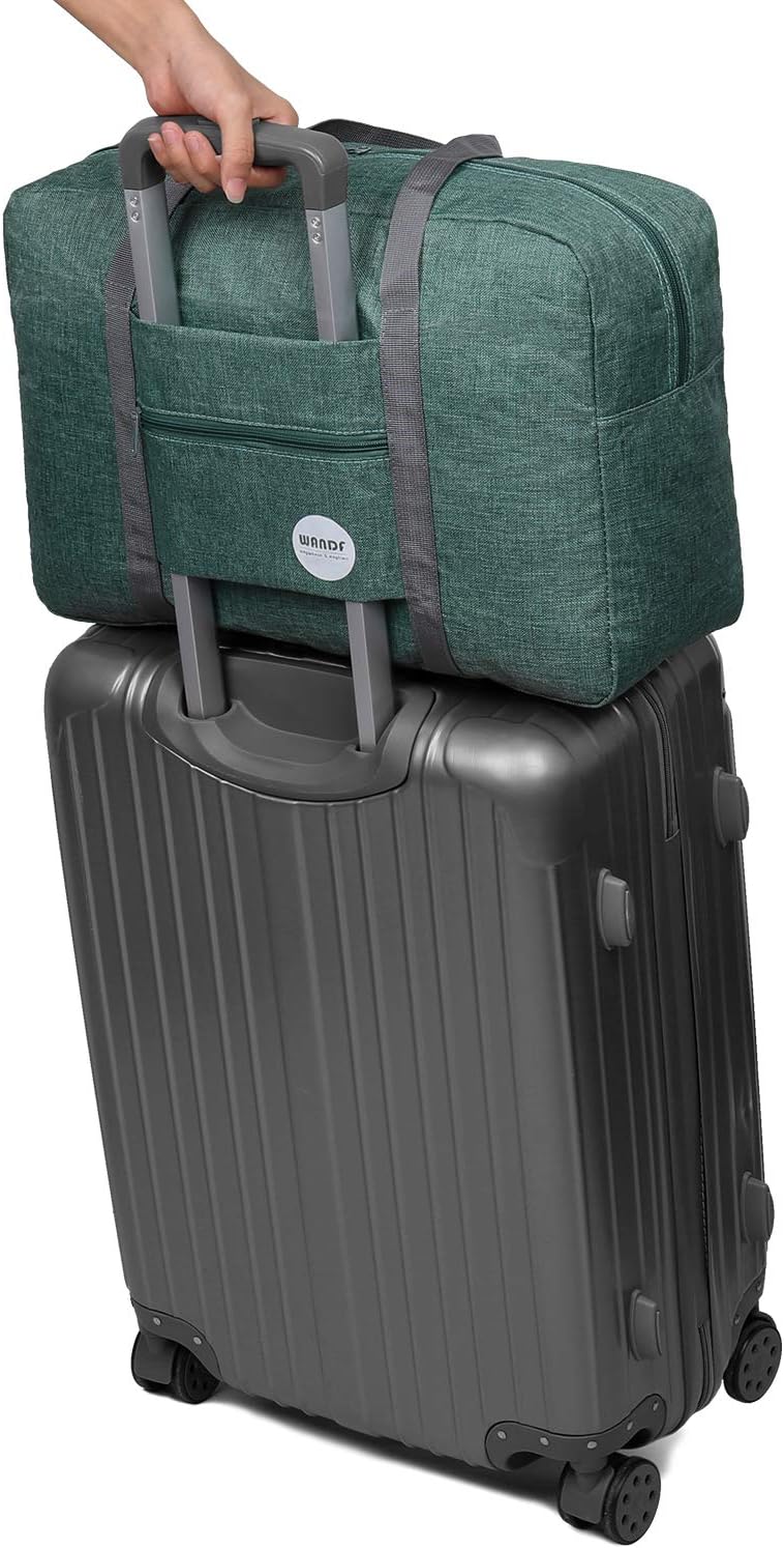 Personal Item Travel Bag, Carry On Duffle Bag Women | 18x14x8 inches, Frontier Airline Underseat Fit, Weekend Overnight Trips, Lightweight Packable