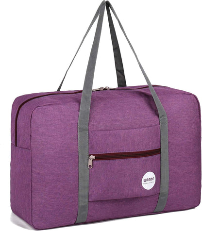 Personal Item Travel Bag, Carry On Duffle Bag Women | 18x14x8 inches, Frontier Airline Underseat Fit, Weekend Overnight Trips, Lightweight Packable