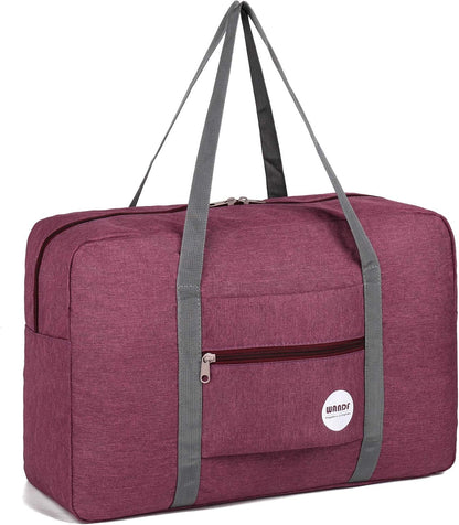 Personal Item Travel Bag, Carry On Duffle Bag Women | 18x14x8 inches, Frontier Airline Underseat Fit, Weekend Overnight Trips, Lightweight Packable