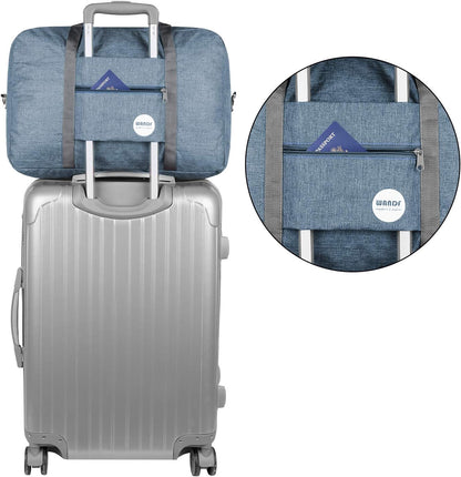 Personal Item Travel Bag, Carry On Duffle Bag Women | 18x14x8 inches, Frontier Airline Underseat Fit, Weekend Overnight Trips, Lightweight Packable