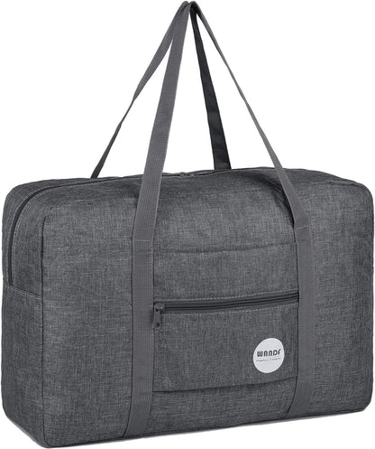 Personal Item Travel Bag, Carry On Duffle Bag Women | 18x14x8 inches, Frontier Airline Underseat Fit, Weekend Overnight Trips, Lightweight Packable