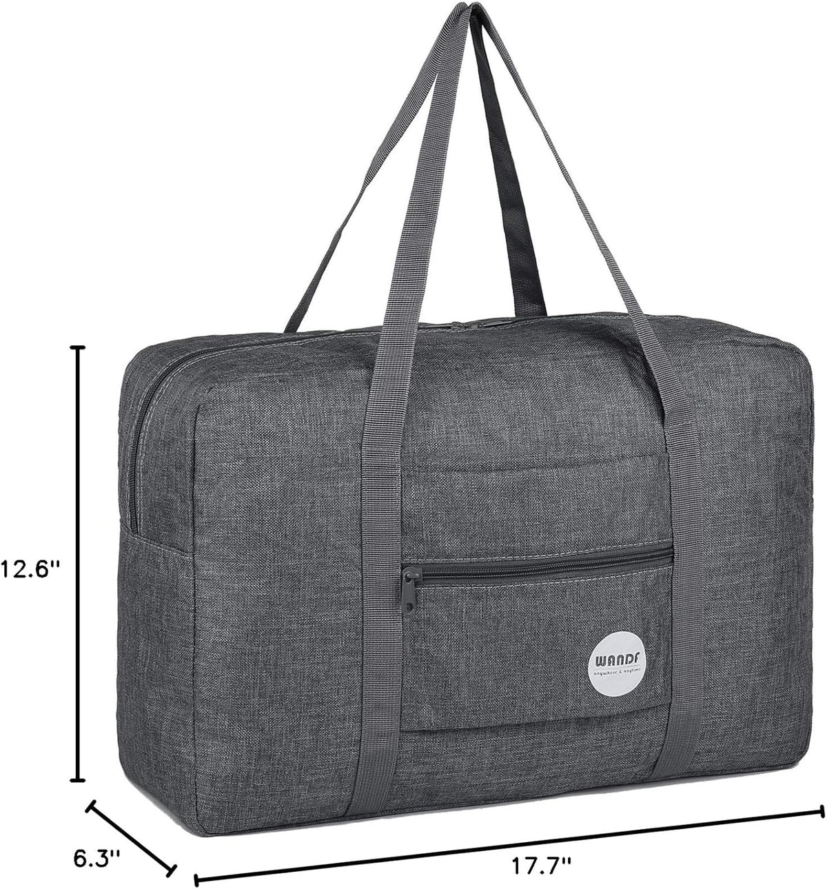 Personal Item Travel Bag, Carry On Duffle Bag Women | 18x14x8 inches, Frontier Airline Underseat Fit, Weekend Overnight Trips, Lightweight Packable
