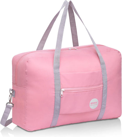 Personal Item Travel Bag, Carry On Duffle Bag Women | 18x14x8 inches, Frontier Airline Underseat Fit, Weekend Overnight Trips, Lightweight Packable