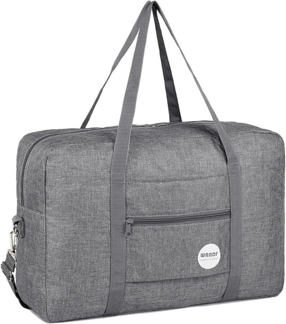 Personal Item Travel Bag, Carry On Duffle Bag Women | 18x14x8 inches, Frontier Airline Underseat Fit, Weekend Overnight Trips, Lightweight Packable