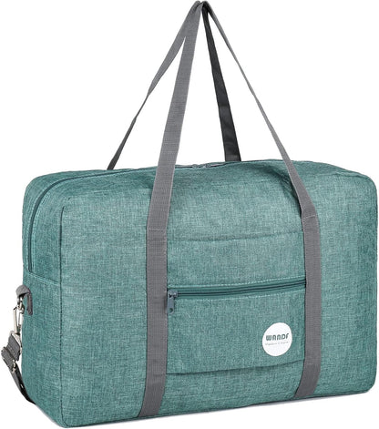 Personal Item Travel Bag, Carry On Duffle Bag Women | 18x14x8 inches, Frontier Airline Underseat Fit, Weekend Overnight Trips, Lightweight Packable