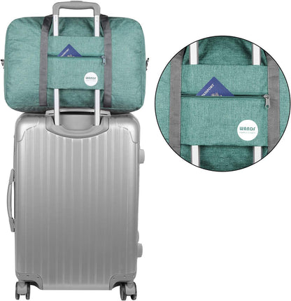 Personal Item Travel Bag, Carry On Duffle Bag Women | 18x14x8 inches, Frontier Airline Underseat Fit, Weekend Overnight Trips, Lightweight Packable