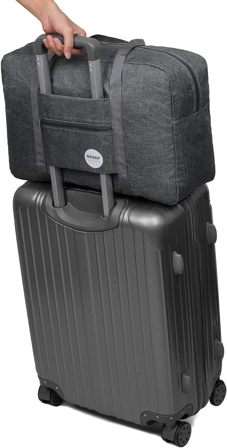 Personal Item Travel Bag, Carry On Duffle Bag Women | 18x14x8 inches, Frontier Airline Underseat Fit, Weekend Overnight Trips, Lightweight Packable