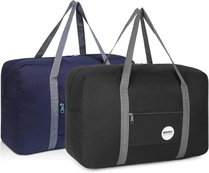 Personal Item Travel Bag, Carry On Duffle Bag Women | 18x14x8 inches, Frontier Airline Underseat Fit, Weekend Overnight Trips, Lightweight Packable