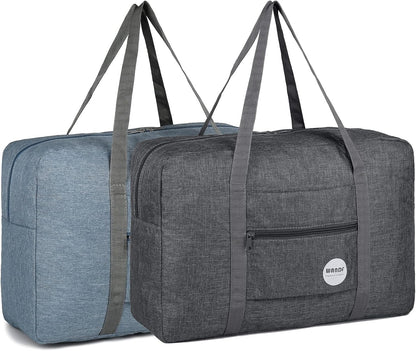 Personal Item Travel Bag, Carry On Duffle Bag Women | 18x14x8 inches, Frontier Airline Underseat Fit, Weekend Overnight Trips, Lightweight Packable