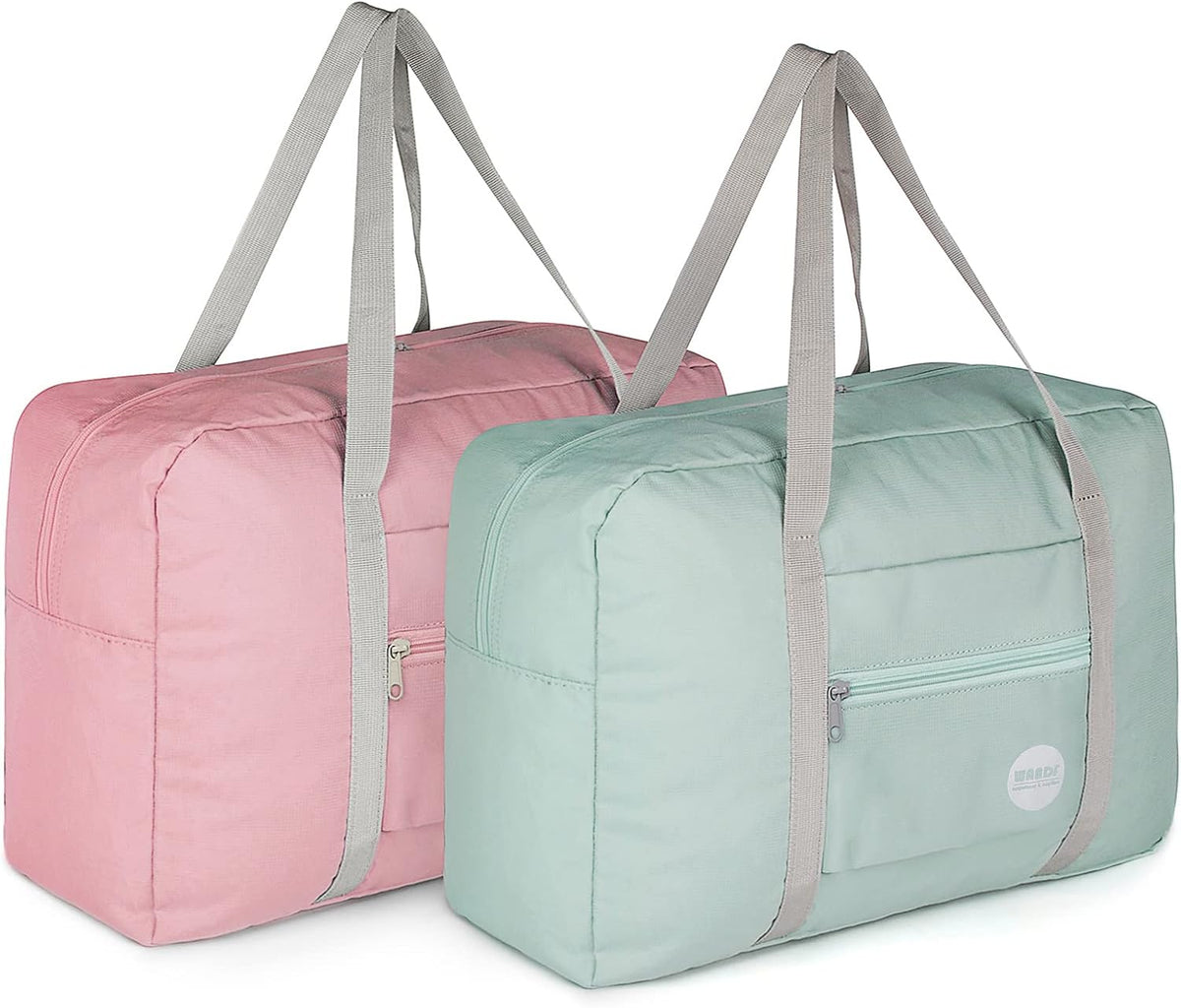 Personal Item Travel Bag, Carry On Duffle Bag Women | 18x14x8 inches, Frontier Airline Underseat Fit, Weekend Overnight Trips, Lightweight Packable