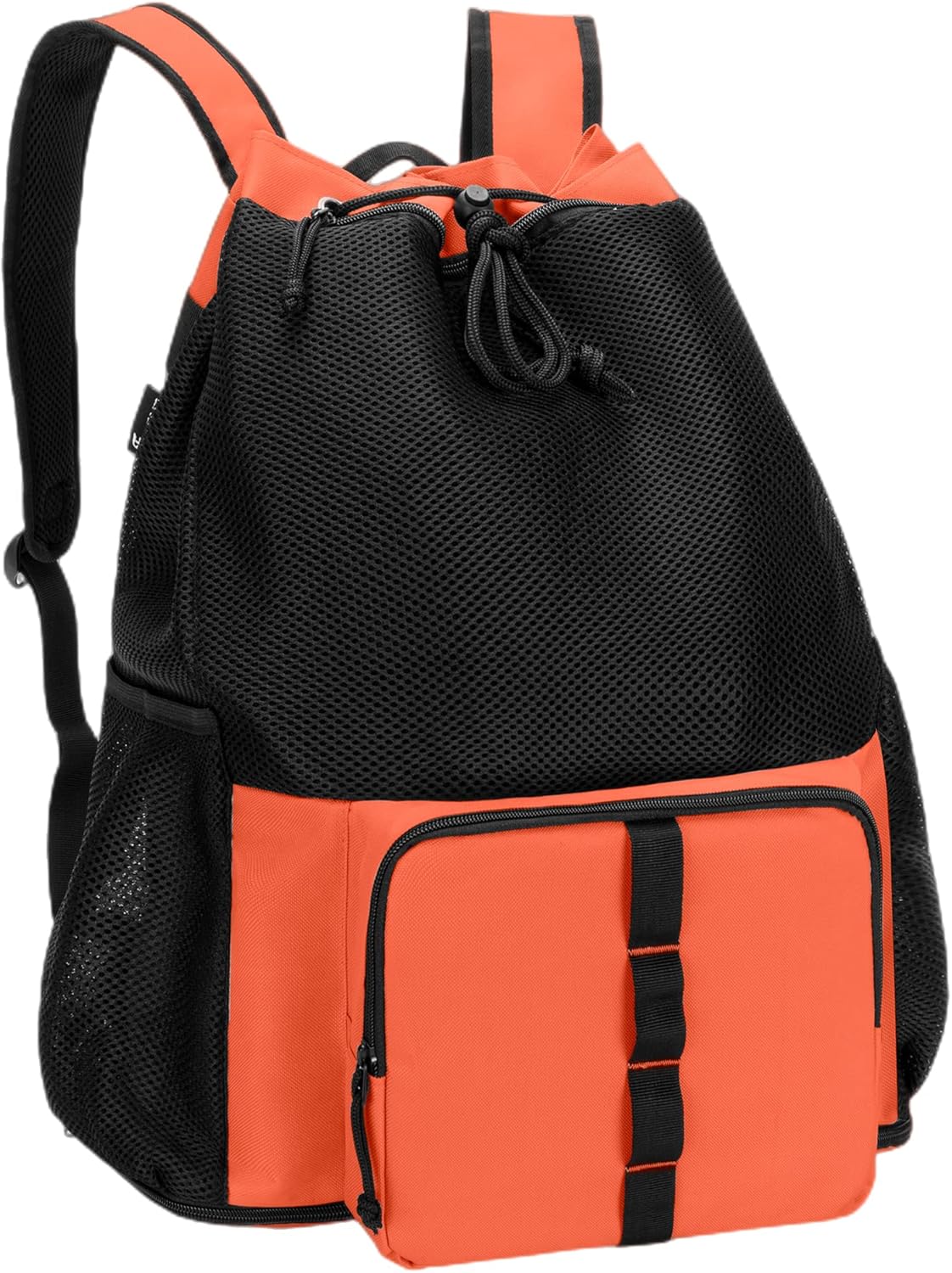 Large Mesh Beach Backpack with Zipper Bottom for Men & Women | Breathable Fabric, Sandproof, Wet/Dry Storage Pocket, 33-Liter, for Swimming, Beach, Pool, Travel & Sports, Empty Bag Only