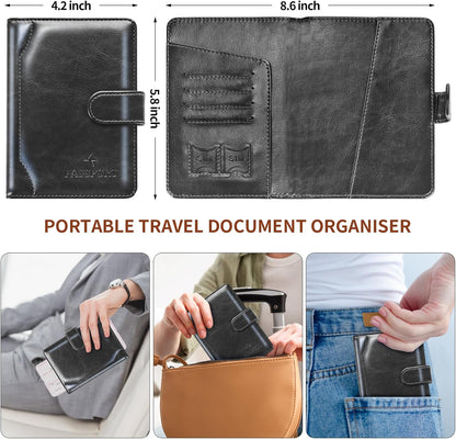 Passport Holder for Travel Essentials Wallet Cover Case Women Men Gift | Passport Holder for Travel Cruise Essentials, Passport Wallet Cover Case Women Men Travel Gifts