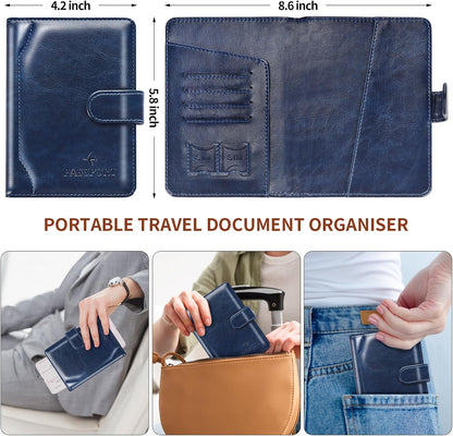 Passport Holder for Travel Essentials Wallet Cover Case Women Men Gift | Passport Holder for Travel Cruise Essentials, Passport Wallet Cover Case Women Men Travel Gifts