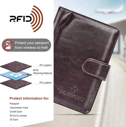 Passport Holder for Travel Essentials Wallet Cover Case Women Men Gift | Passport Holder for Travel Cruise Essentials, Passport Wallet Cover Case Women Men Travel Gifts