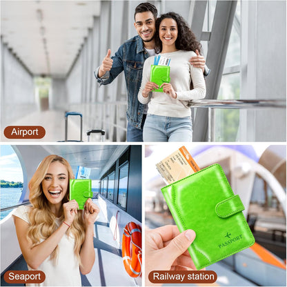 Passport Holder for Travel Essentials Wallet Cover Case Women Men Gift | Passport Holder for Travel Cruise Essentials, Passport Wallet Cover Case Women Men Travel Gifts