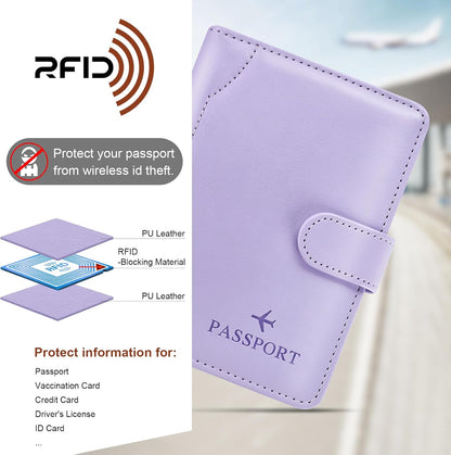 Passport Holder for Travel Essentials Wallet Cover Case Women Men Gift | Passport Holder for Travel Cruise Essentials, Passport Wallet Cover Case Women Men Travel Gifts