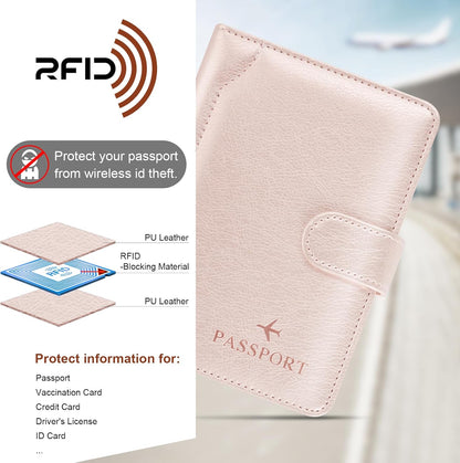 Passport Holder for Travel Essentials Wallet Cover Case Women Men Gift | Passport Holder for Travel Cruise Essentials, Passport Wallet Cover Case Women Men Travel Gifts