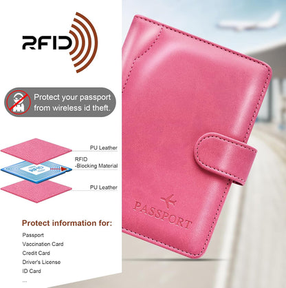 Passport Holder for Travel Essentials Wallet Cover Case Women Men Gift | Passport Holder for Travel Cruise Essentials, Passport Wallet Cover Case Women Men Travel Gifts