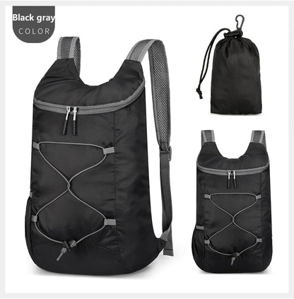 16L Foldable Hiking Backpack,Small Packable Daypack,Dark Blue | Lightweight ,Outdoor Collapsible Rucksack,Ultralight Folding Back Pack, Water Repellent, Men Women Travel Gym, Easy Carry-on