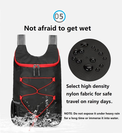 16L Foldable Hiking Backpack,Small Packable Daypack,Dark Blue | Lightweight ,Outdoor Collapsible Rucksack,Ultralight Folding Back Pack, Water Repellent, Men Women Travel Gym, Easy Carry-on