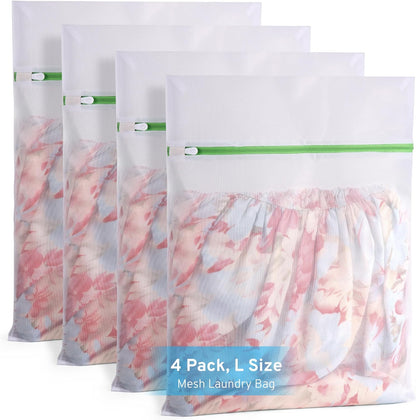 Ultimate 7 Pack 6 Size Mesh Laundry Bags Set for Delicates with AUTO-Lock Zipper, Lingerie Bags for Washing Delicates, Laundry Bags Mesh Wash Bags, Delicates Laundry Bag for Jeans,Blouse,Stocking,Bra