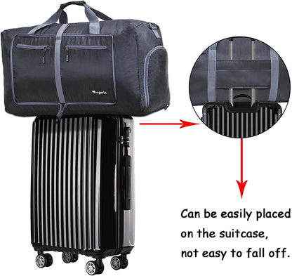 Travel Duffel Bag Large Foldable Waterproof Overnight Bag for Beach Swim Bags Pool Sports Gym