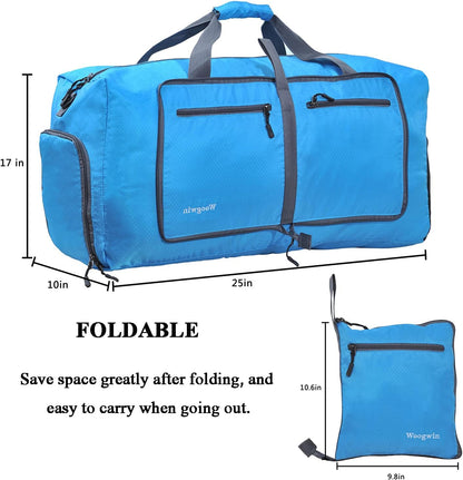 Travel Duffel Bag Large Foldable Waterproof Overnight Bag for Beach Swim Bags Pool Sports Gym