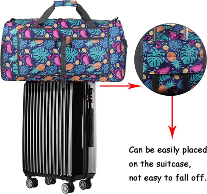 Travel Duffel Bag Large Foldable Waterproof Overnight Bag for Beach Swim Bags Pool Sports Gym