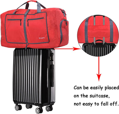 Travel Duffel Bag Large Foldable Waterproof Overnight Bag for Beach Swim Bags Pool Sports Gym