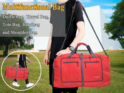 Travel Duffel Bag Large Foldable Waterproof Overnight Bag for Beach Swim Bags Pool Sports Gym