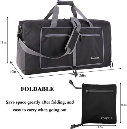 Travel Duffel Bag Large Foldable Waterproof Overnight Bag for Beach Swim Bags Pool Sports Gym