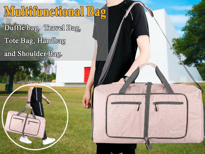 Travel Duffel Bag Large Foldable Waterproof Overnight Bag for Beach Swim Bags Pool Sports Gym