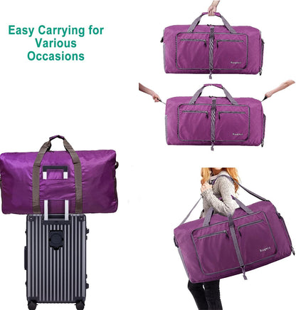 Travel Duffel Bag Large Foldable Waterproof Overnight Bag for Beach Swim Bags Pool Sports Gym