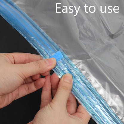 10pcs Hand Roll Vacuum Storage Bags for Clothes Space Saver Compression Bags Portable Travel Organizer Small Large Set