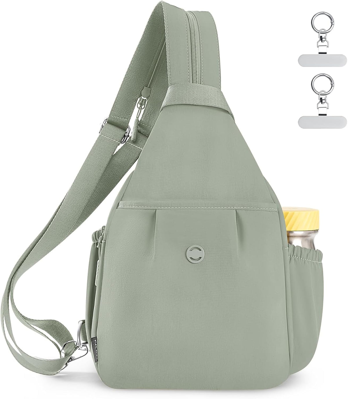 3-Ways Convertible Crossbody Backpack for Women, Anti-Theft Travel Sling Bag with Water Bottle Holder, Trendy Crossbody Bag for Travel Hiking Daily Commute