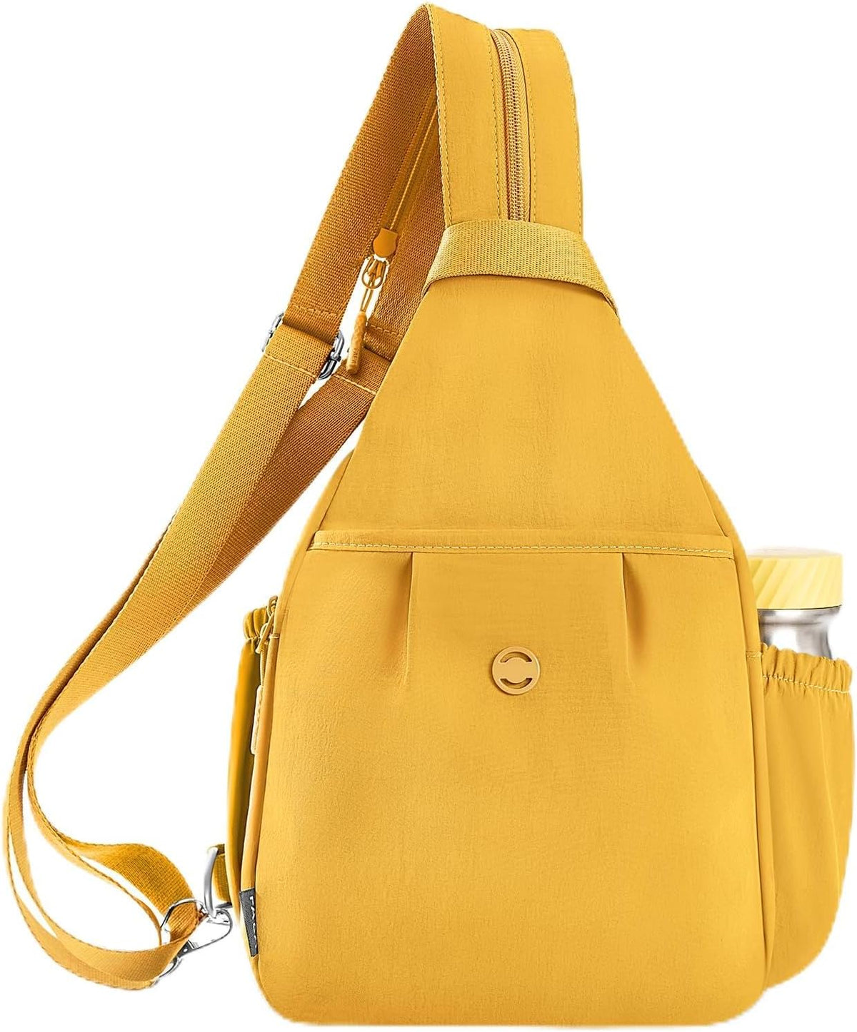 3-Ways Convertible Crossbody Backpack for Women, Anti-Theft Travel Sling Bag with Water Bottle Holder, Trendy Crossbody Bag for Travel Hiking Daily Commute